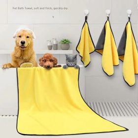 Dog Towels For Drying Dogs Drying Towel Dog Bath Towel, Quick-drying Pet Dog And Cat Towels Soft Fiber Towels Robe Super Absorbent Quick Drying S (Option: 30x60CM)