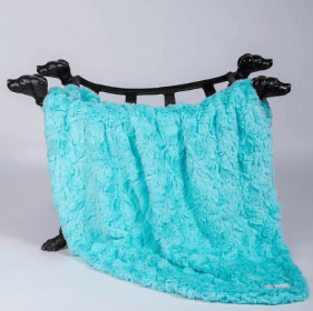Cuddle Dog Blankets (Color: Aquamarine, size: SM)