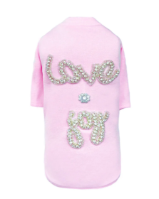 Love n Joy Tee (Color: Baby Pink, size: XXS)