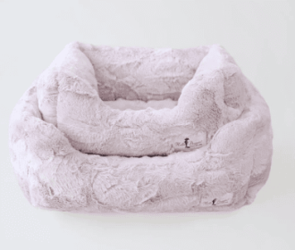 Luxe Dog Bed (Color: Blush, size: SM)