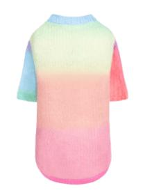 Rainbow Dog Sweater (Color: Rainow, size: XXS)