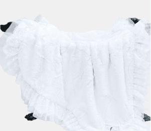 Romantic Dog Blankets (Color: Ivory, size: SM)