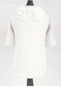 Sweet Magnolia Dog Sweater (Color: Cream, size: XXS)