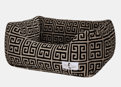 Obsidian Dog Bed (Color: Black & tan)