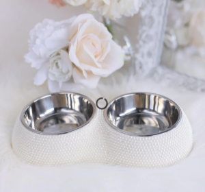 Pearl Pet Dining Bowl (Color: Pearl)