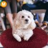 bePet Dog Bed Soft Warm Fleece Puppy Cat Bed Dog Cozy Nest Sofa Bed Cushion M Size
